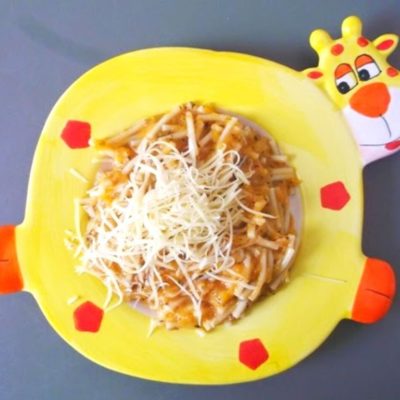 Spagetti z warzywami