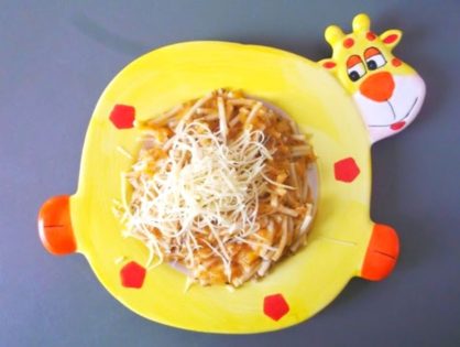 Spagetti z warzywami